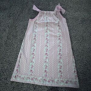 Handmade cotton Sun Dress Dress 6-7 clean. Finishes boho